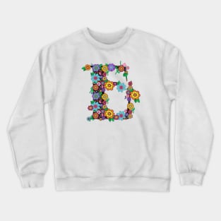 Monogram Letter E Crewneck Sweatshirt